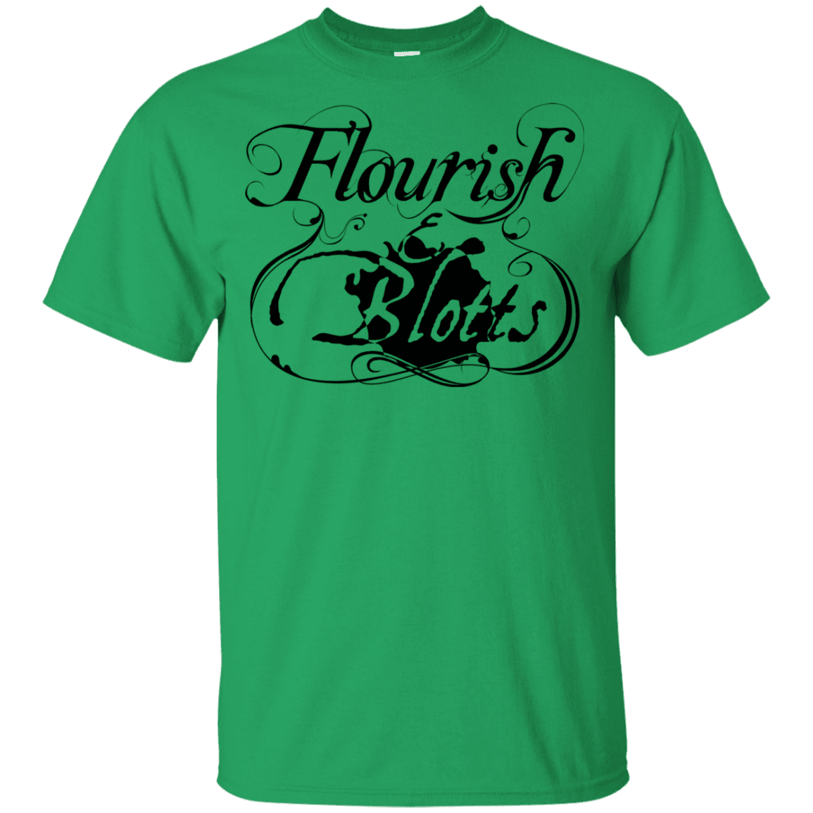 T-Shirts Irish Green / YXS Flourish and Blotts of Diagon Alley Youth T-Shirt