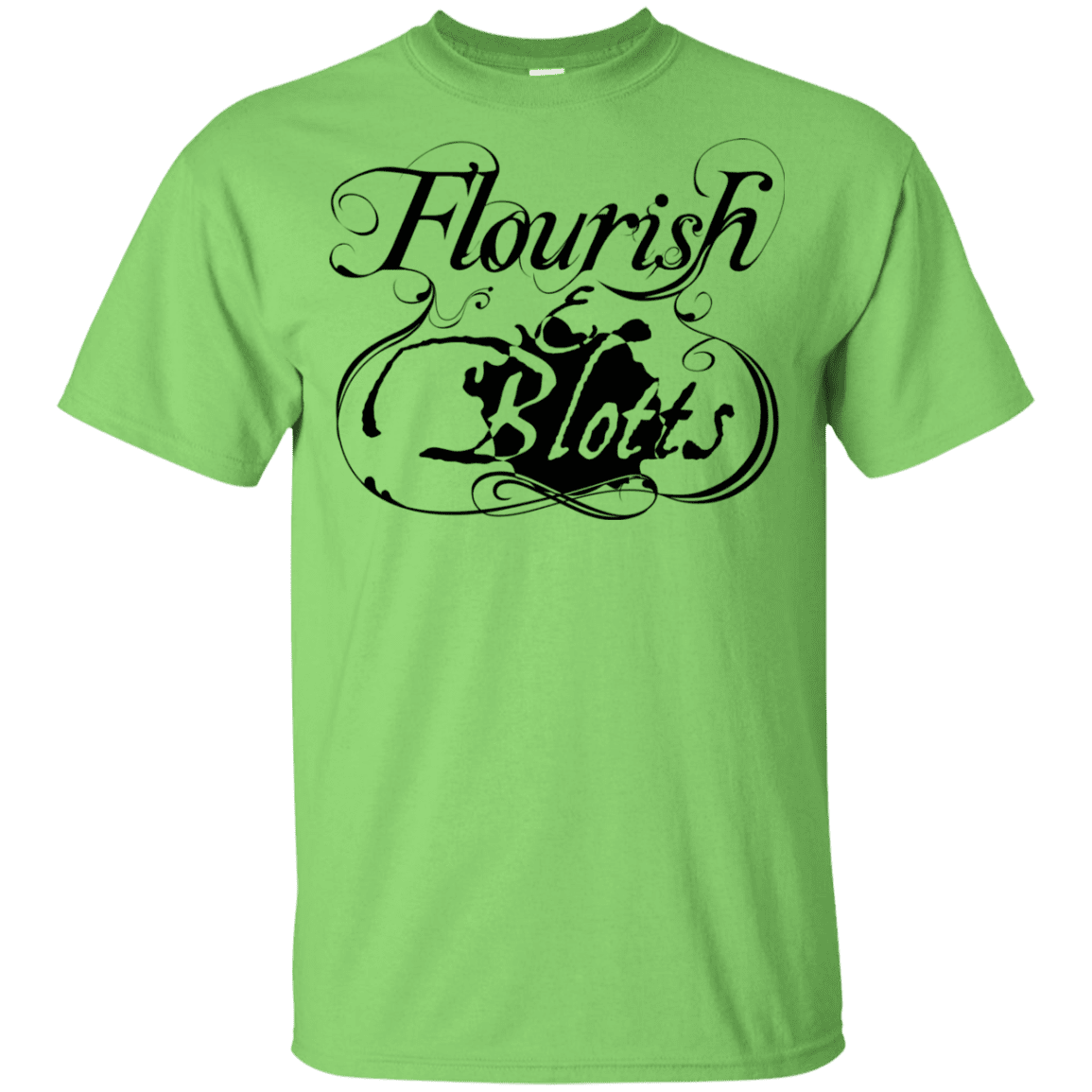 T-Shirts Lime / YXS Flourish and Blotts of Diagon Alley Youth T-Shirt