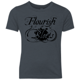 T-Shirts Vintage Navy / YXS Flourish and Blotts of Diagon Alley Youth Triblend T-Shirt