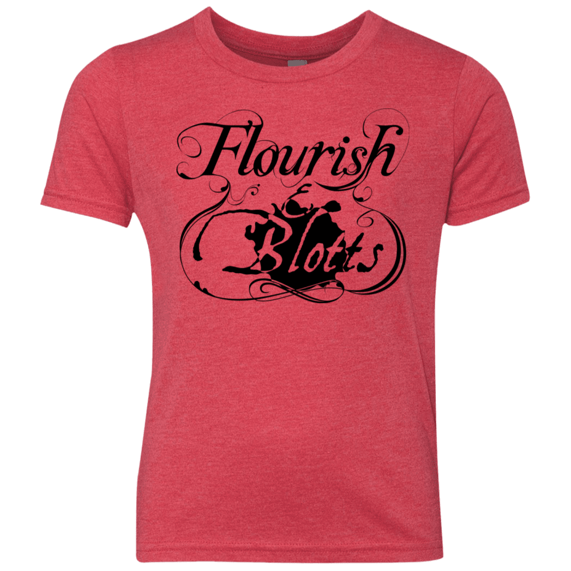 T-Shirts Vintage Red / YXS Flourish and Blotts of Diagon Alley Youth Triblend T-Shirt