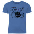 T-Shirts Vintage Royal / YXS Flourish and Blotts of Diagon Alley Youth Triblend T-Shirt