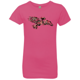 T-Shirts Hot Pink / YXS Flowerfly Girls Premium T-Shirt