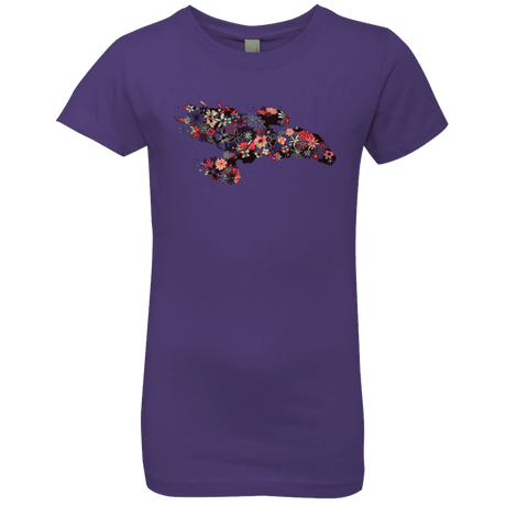 T-Shirts Purple Rush / YXS Flowerfly Girls Premium T-Shirt