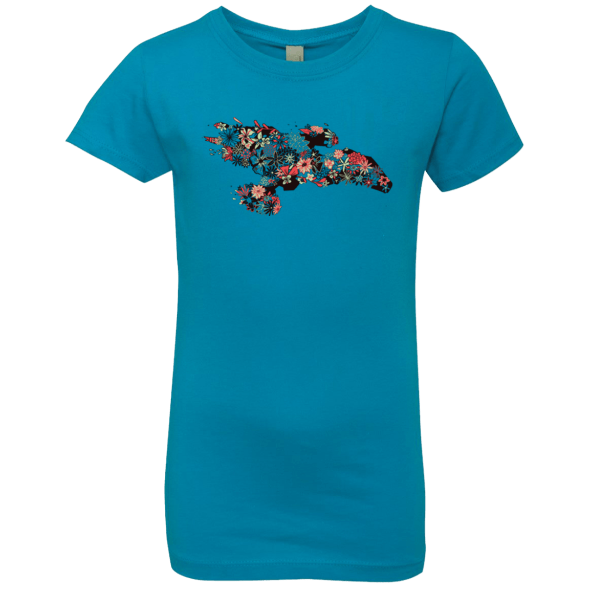 T-Shirts Turquoise / YXS Flowerfly Girls Premium T-Shirt