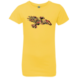 T-Shirts Vibrant Yellow / YXS Flowerfly Girls Premium T-Shirt