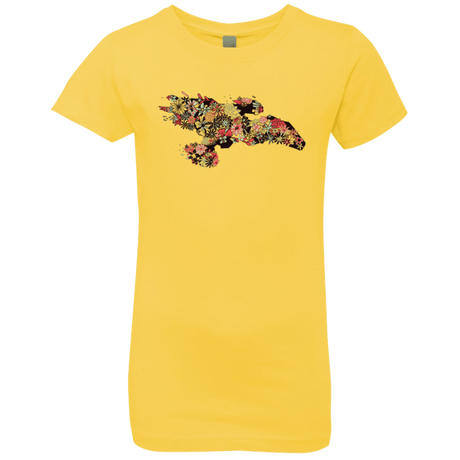 T-Shirts Vibrant Yellow / YXS Flowerfly Girls Premium T-Shirt