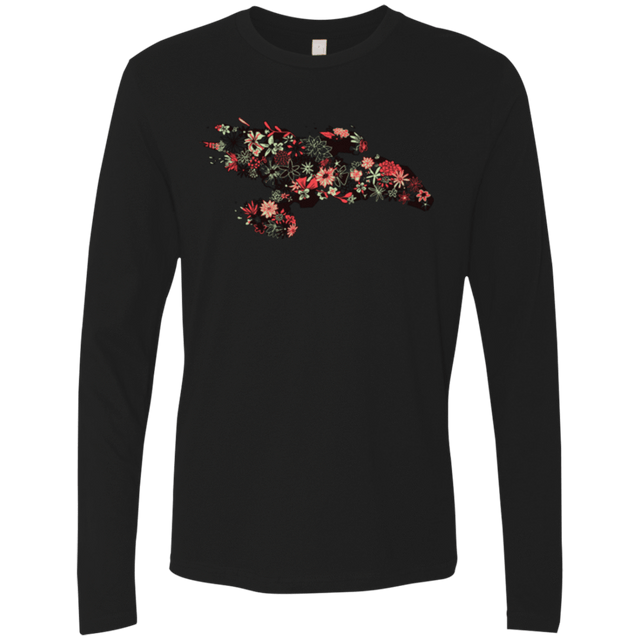 T-Shirts Black / Small Flowerfly Men's Premium Long Sleeve