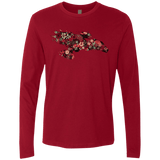 T-Shirts Cardinal / Small Flowerfly Men's Premium Long Sleeve
