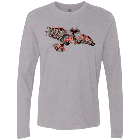 T-Shirts Heather Grey / Small Flowerfly Men's Premium Long Sleeve