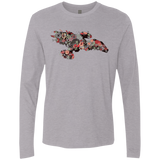 T-Shirts Heather Grey / Small Flowerfly Men's Premium Long Sleeve