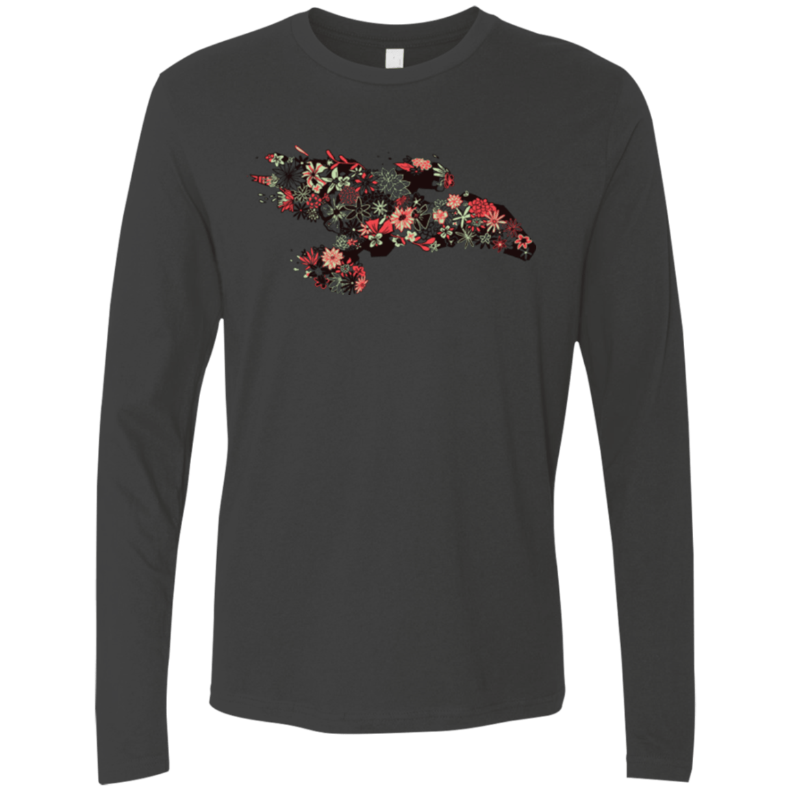 T-Shirts Heavy Metal / Small Flowerfly Men's Premium Long Sleeve