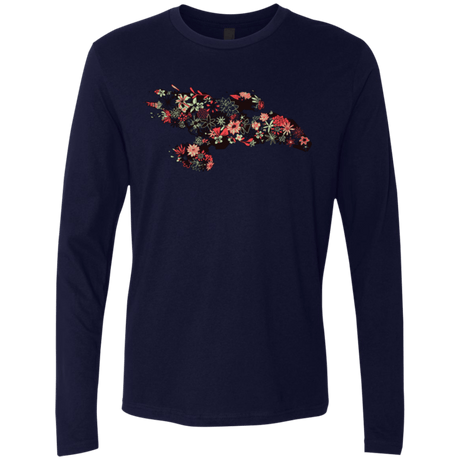 T-Shirts Midnight Navy / Small Flowerfly Men's Premium Long Sleeve