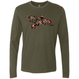 T-Shirts Military Green / Small Flowerfly Men's Premium Long Sleeve