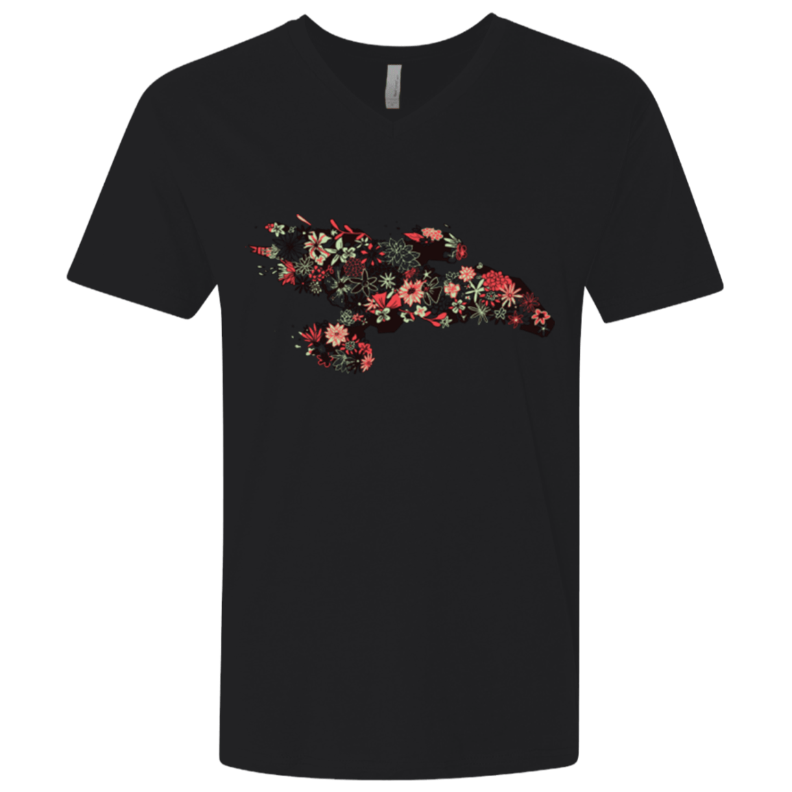 T-Shirts Black / X-Small Flowerfly Men's Premium V-Neck