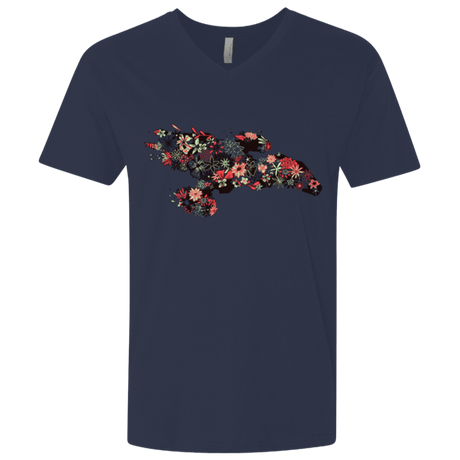 T-Shirts Midnight Navy / X-Small Flowerfly Men's Premium V-Neck
