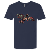 T-Shirts Midnight Navy / X-Small Flowerfly Men's Premium V-Neck