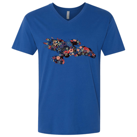 T-Shirts Royal / X-Small Flowerfly Men's Premium V-Neck
