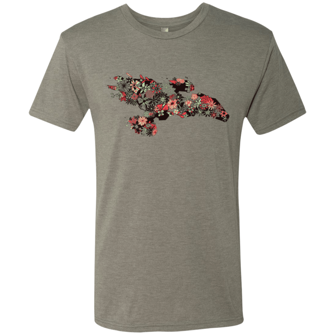 T-Shirts Venetian Grey / Small Flowerfly Men's Triblend T-Shirt