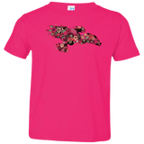 T-Shirts Hot Pink / 2T Flowerfly Toddler Premium T-Shirt