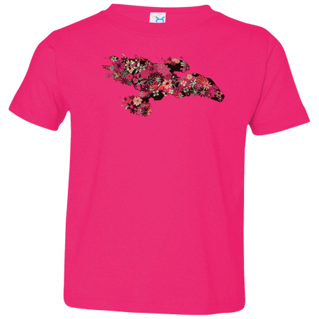 T-Shirts Hot Pink / 2T Flowerfly Toddler Premium T-Shirt