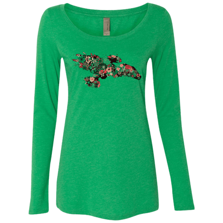 T-Shirts Envy / Small Flowerfly Women's Triblend Long Sleeve Shirt