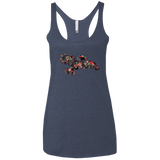 T-Shirts Vintage Navy / X-Small Flowerfly Women's Triblend Racerback Tank