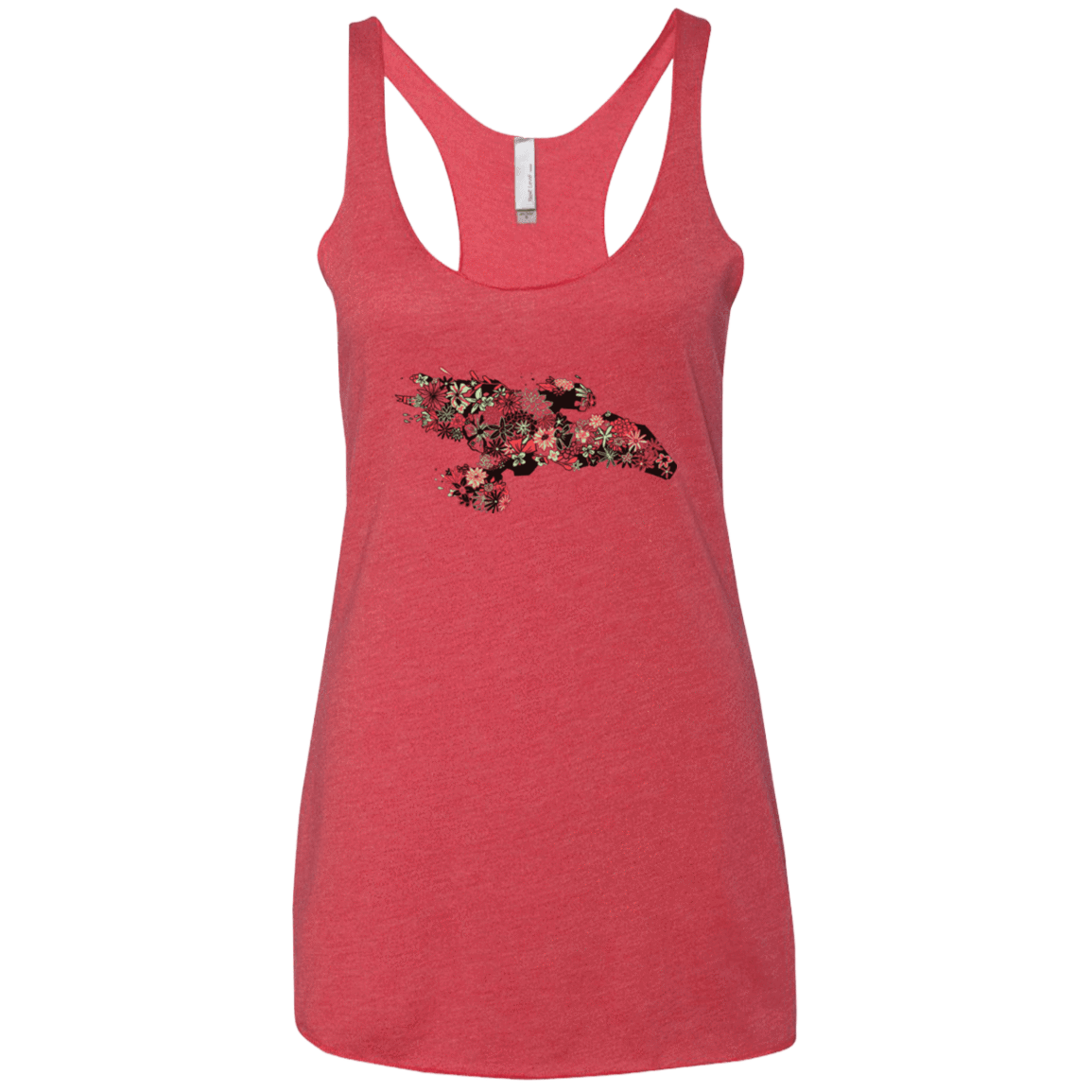 T-Shirts Vintage Red / X-Small Flowerfly Women's Triblend Racerback Tank
