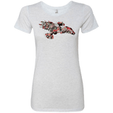 T-Shirts Heather White / Small Flowerfly Women's Triblend T-Shirt