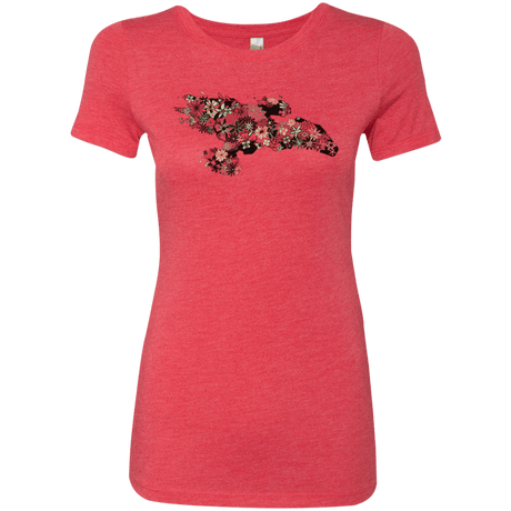 T-Shirts Vintage Red / Small Flowerfly Women's Triblend T-Shirt