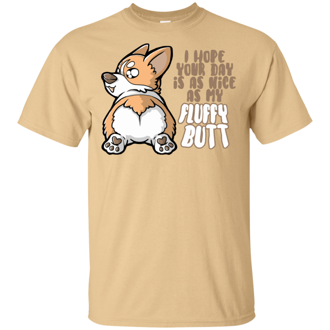 T-Shirts Vegas Gold / S Fluffy Butt T-Shirt