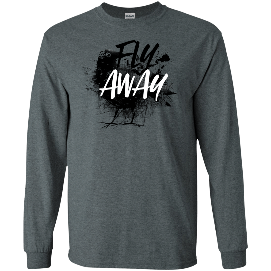 T-Shirts Dark Heather / S Fly Away Men's Long Sleeve T-Shirt