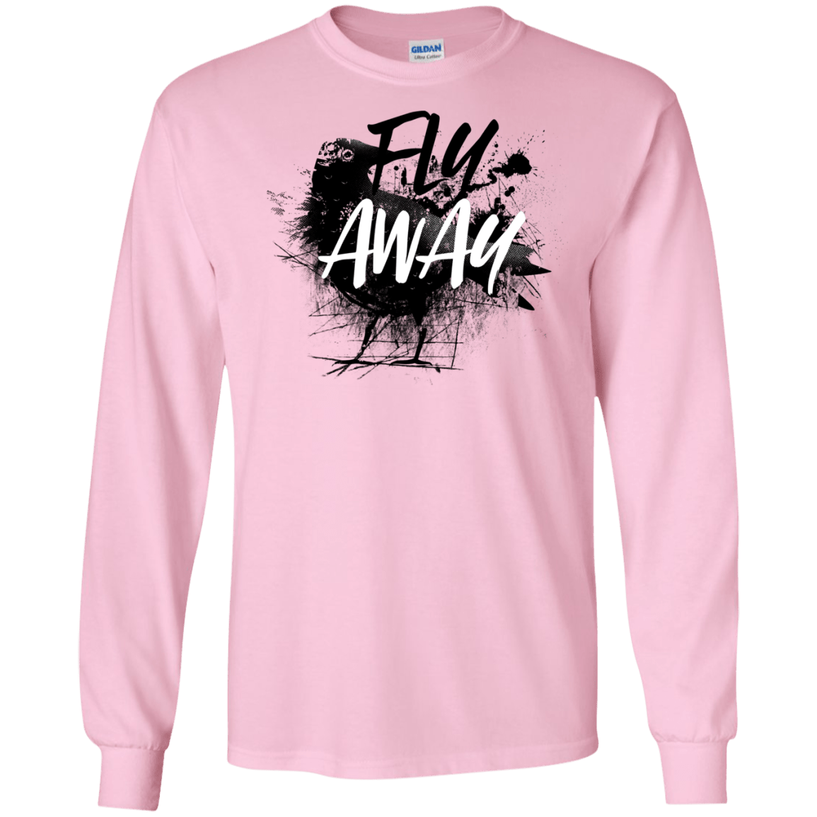 T-Shirts Light Pink / S Fly Away Men's Long Sleeve T-Shirt