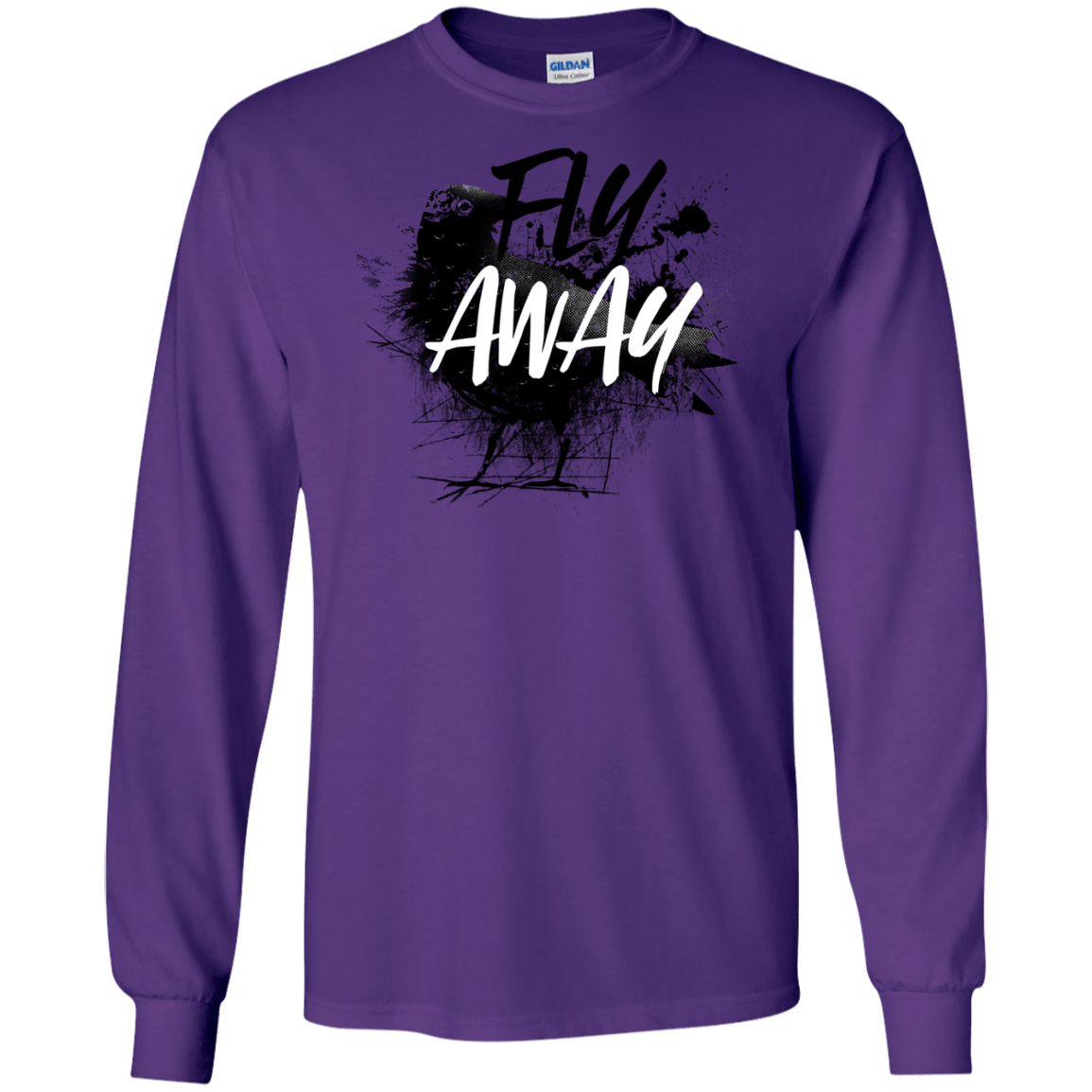 T-Shirts Purple / S Fly Away Men's Long Sleeve T-Shirt