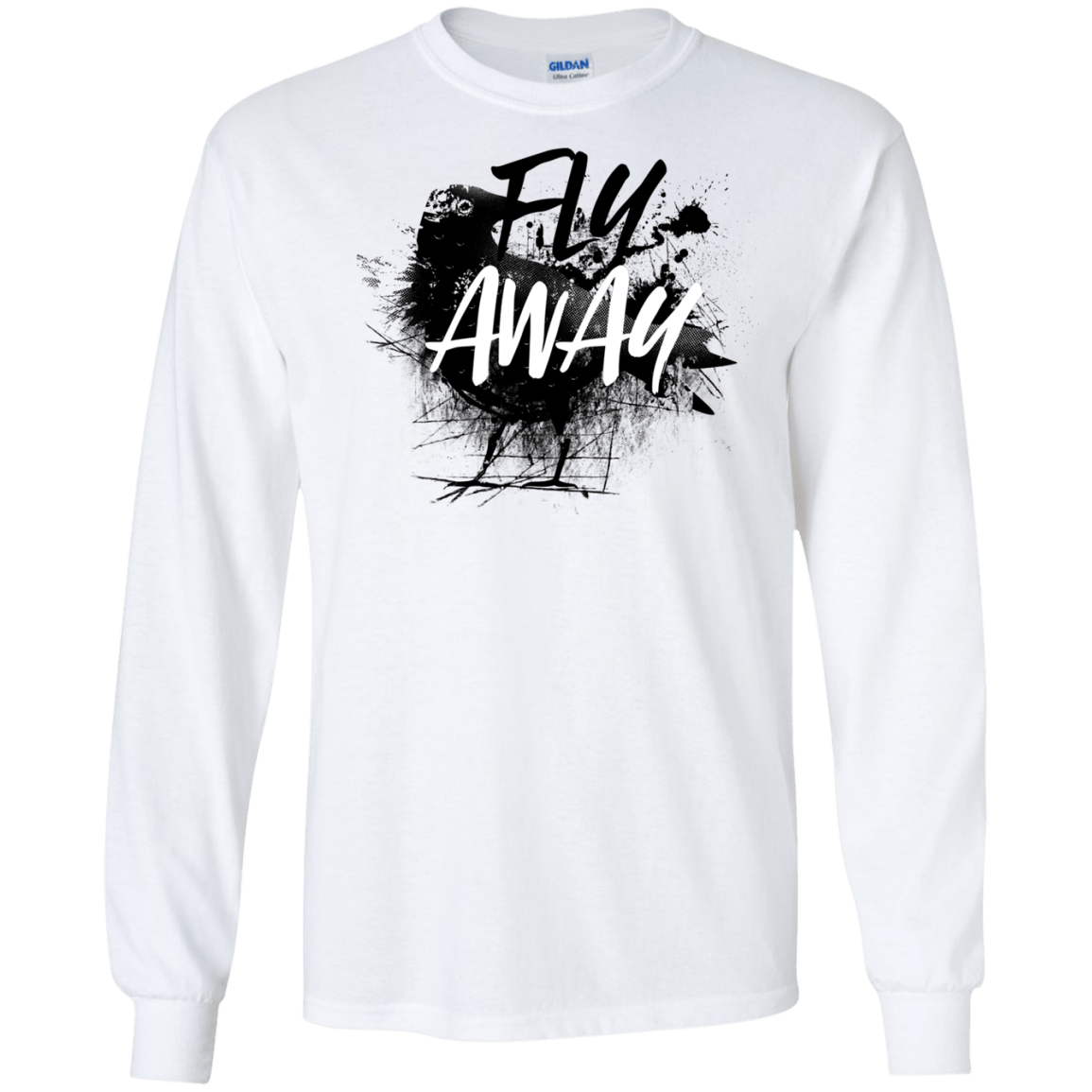 T-Shirts White / S Fly Away Men's Long Sleeve T-Shirt