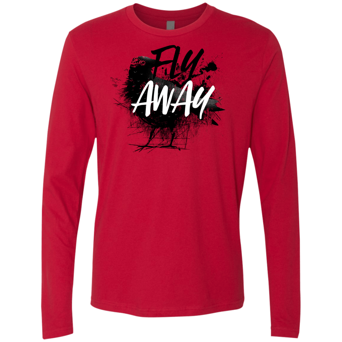 T-Shirts Red / S Fly Away Men's Premium Long Sleeve
