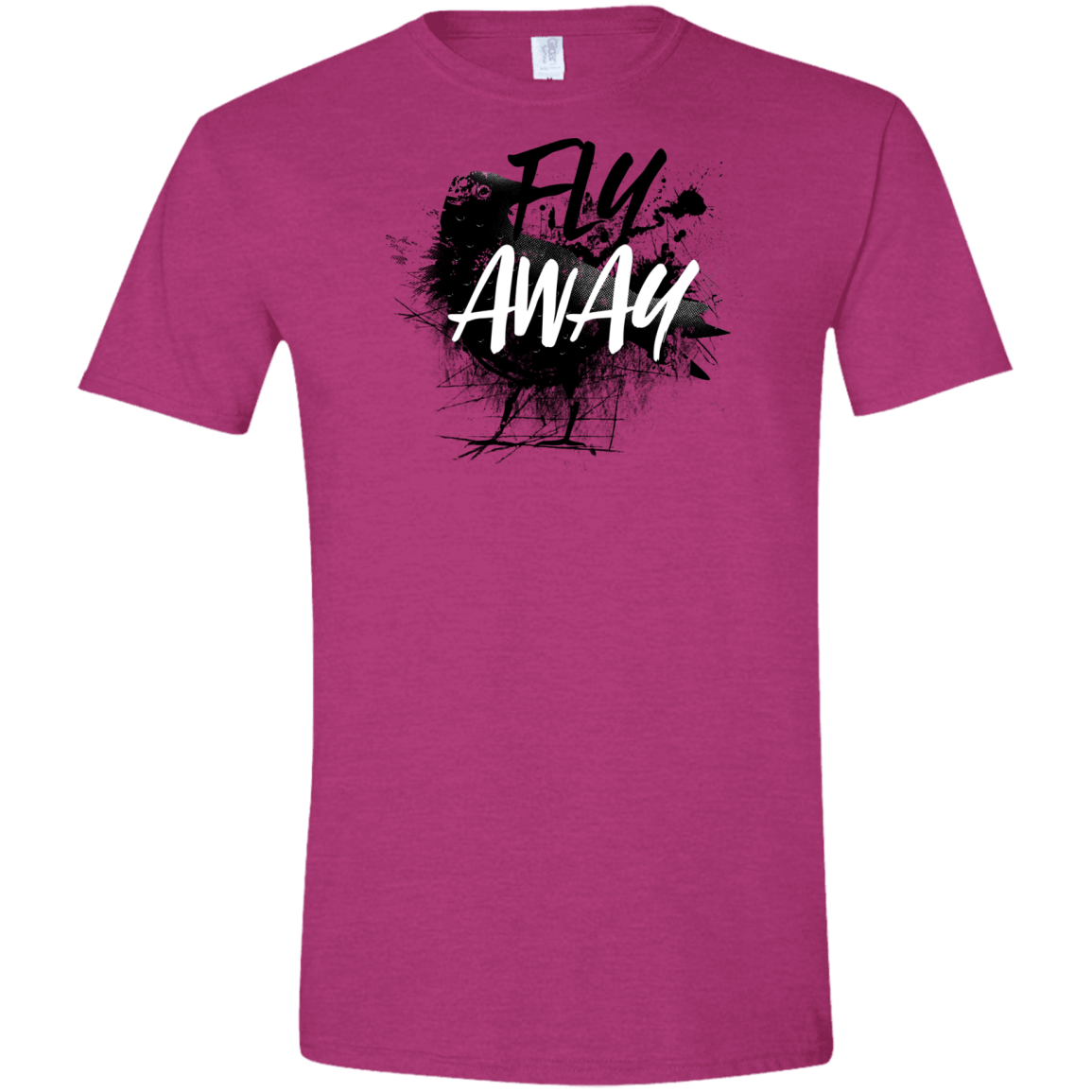 T-Shirts Antique Heliconia / S Fly Away Men's Semi-Fitted Softstyle