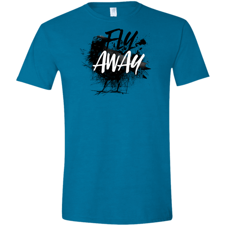 T-Shirts Antique Sapphire / S Fly Away Men's Semi-Fitted Softstyle