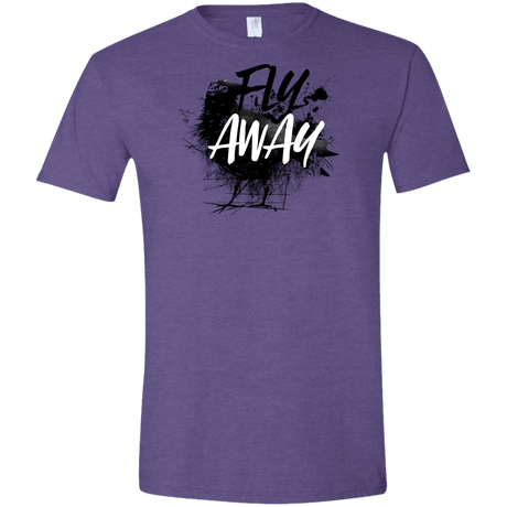 T-Shirts Heather Purple / S Fly Away Men's Semi-Fitted Softstyle