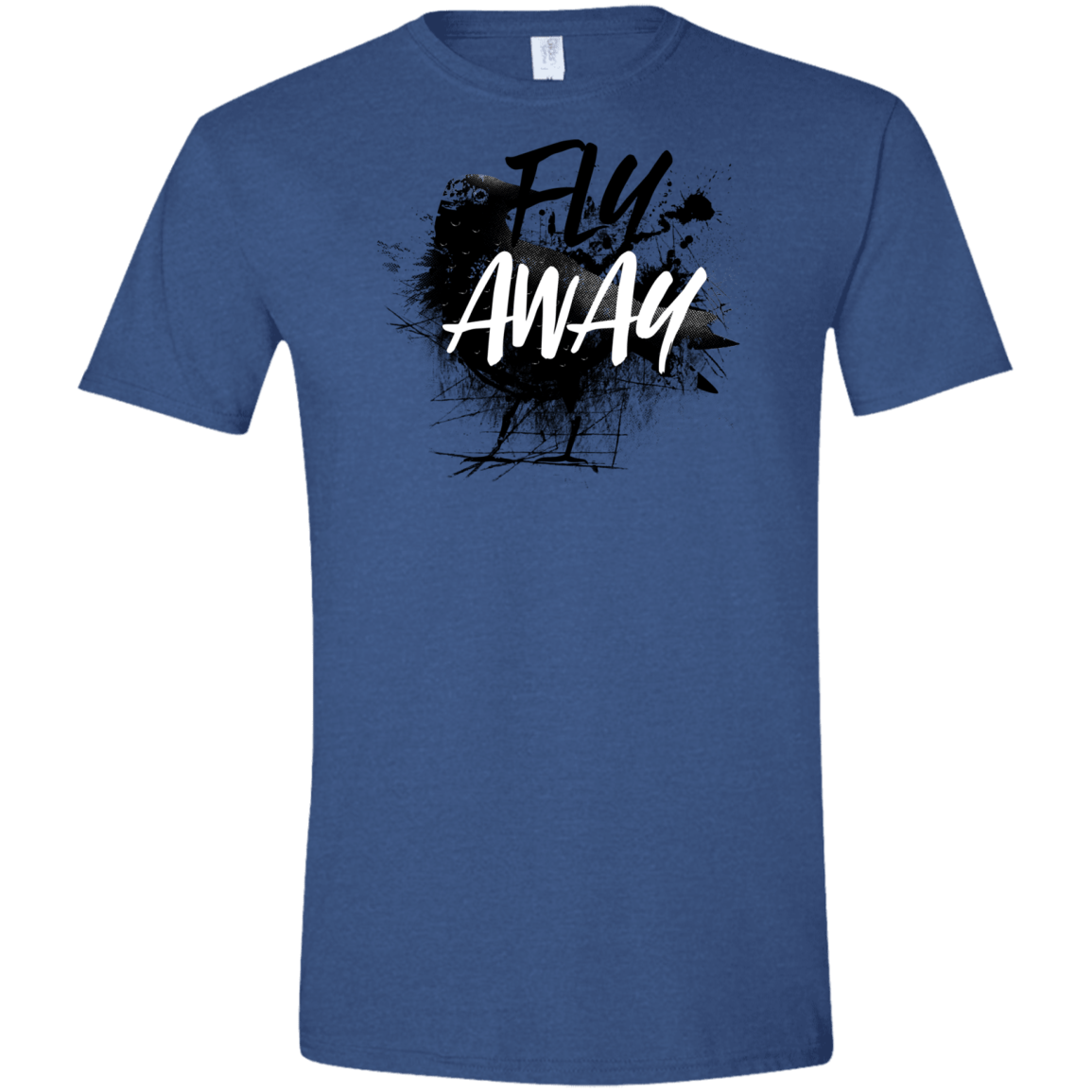 T-Shirts Heather Royal / X-Small Fly Away Men's Semi-Fitted Softstyle