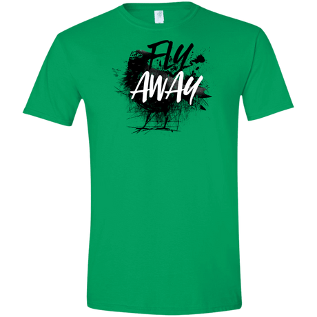 T-Shirts Irish Green / S Fly Away Men's Semi-Fitted Softstyle