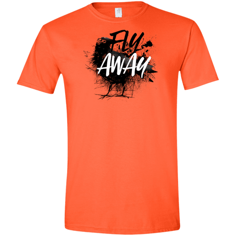 T-Shirts Orange / S Fly Away Men's Semi-Fitted Softstyle