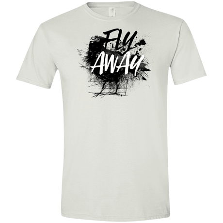 T-Shirts White / X-Small Fly Away Men's Semi-Fitted Softstyle