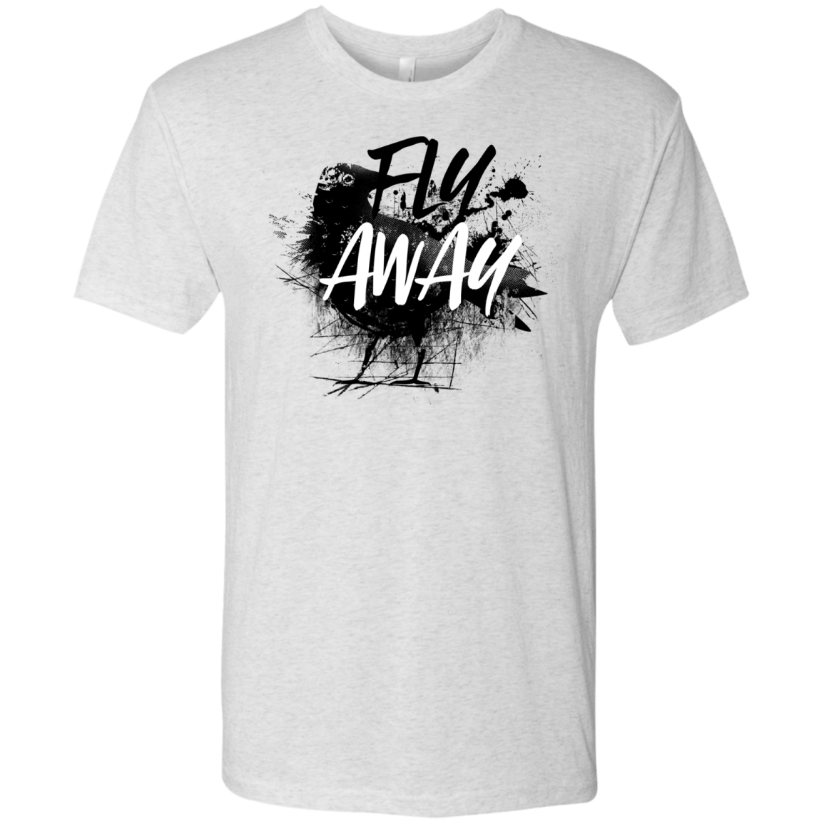 T-Shirts Heather White / S Fly Away Men's Triblend T-Shirt