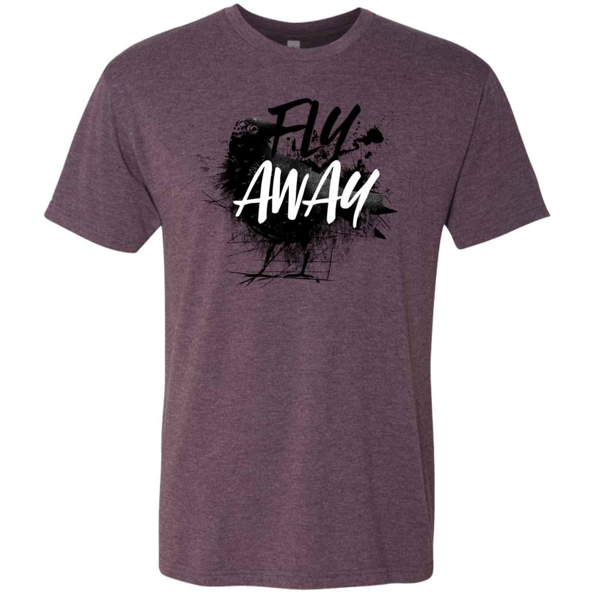 T-Shirts Vintage Purple / S Fly Away Men's Triblend T-Shirt