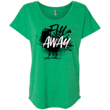 T-Shirts Envy / X-Small Fly Away Triblend Dolman Sleeve