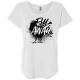 T-Shirts Heather White / X-Small Fly Away Triblend Dolman Sleeve