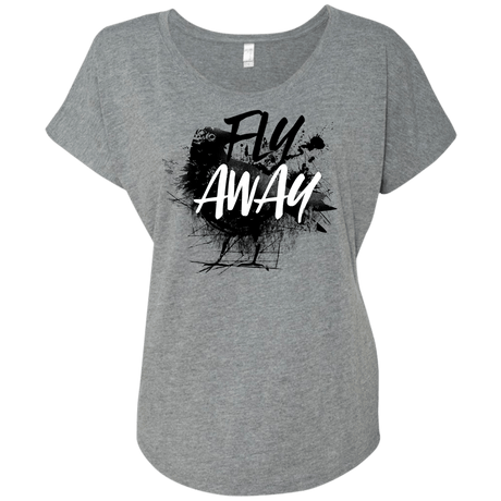 T-Shirts Premium Heather / X-Small Fly Away Triblend Dolman Sleeve