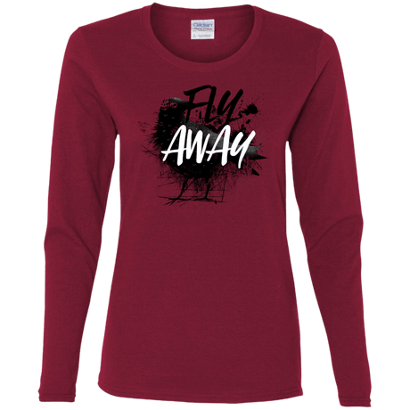 T-Shirts Cardinal / S Fly Away Women's Long Sleeve T-Shirt