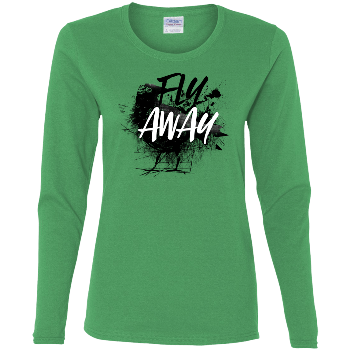 T-Shirts Irish Green / S Fly Away Women's Long Sleeve T-Shirt