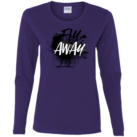 T-Shirts Purple / S Fly Away Women's Long Sleeve T-Shirt